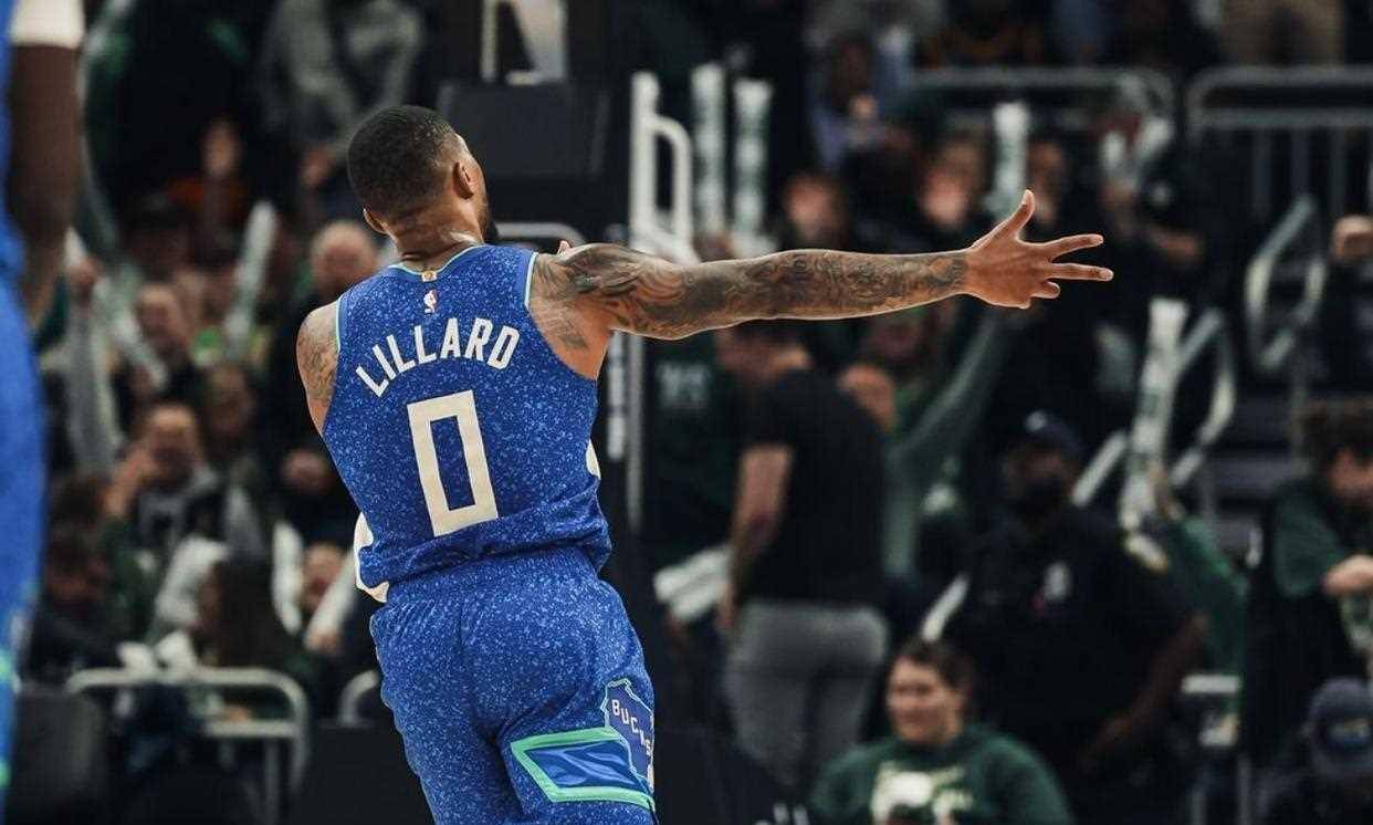 关于开拓者擒老鹰轻松取胜，利拉德狂砍分的信息